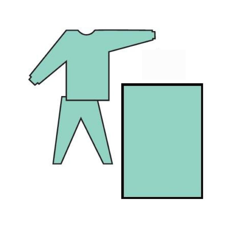 Комплект одягу медичного для відвідувача №1, нестерильний, одноразового використання,ТМ «АХІЛЛ»